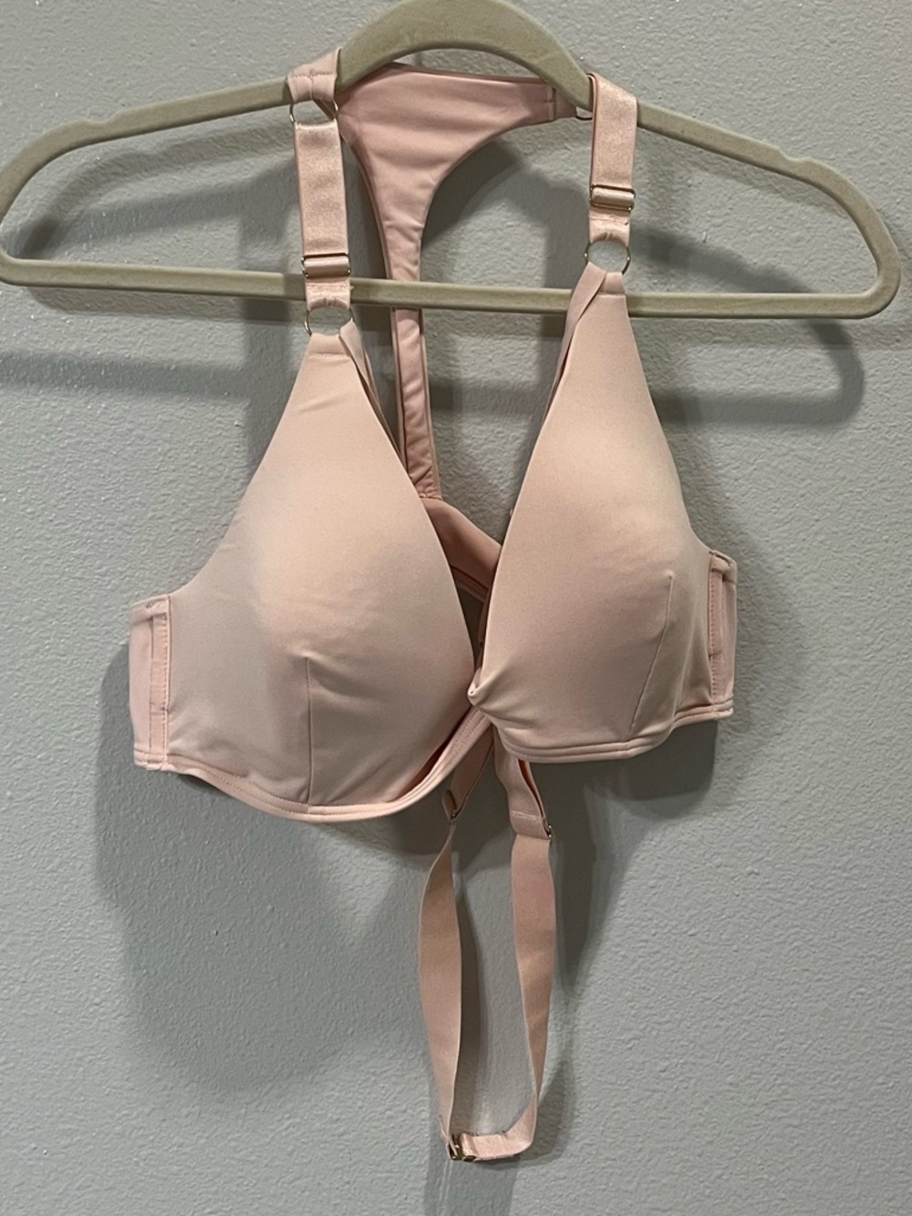 Lunalae Light Pink Racerback Padded Bra